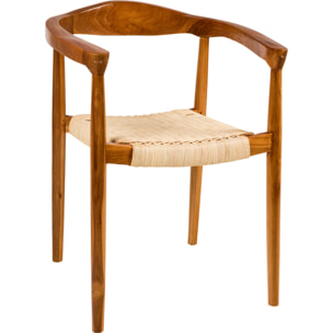 ANNETTE - SEDIA CON BRACCIOLI - misura 59x55x78