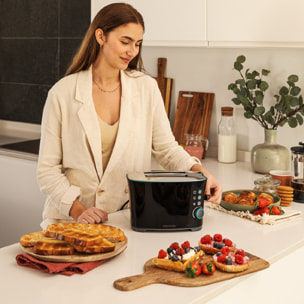 Cecotec Grille-pain vertical Toast&Taste Double B