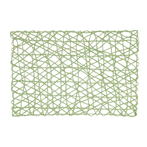 Tovaglietta in carta verde rettangolare cm45x30