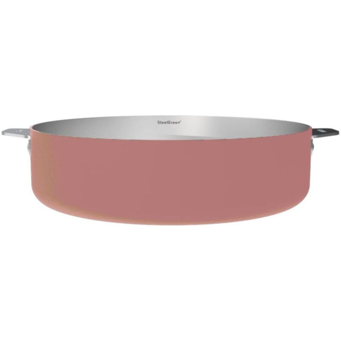 Sauteuse COOKUT LA MERVEILLEUSE  INOX 28CM - GUIMAUVE