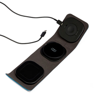 Piquadro Base di ricarica wireless 3 in1 pieghevole