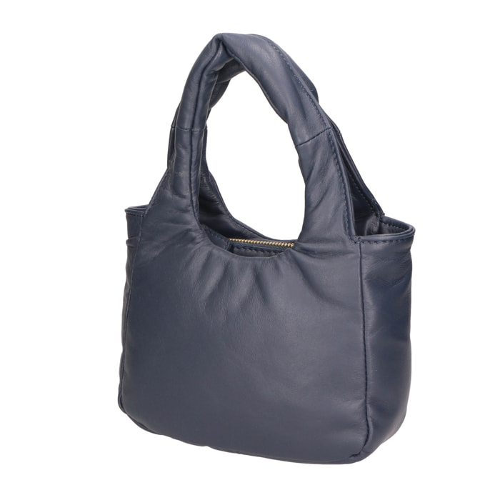 Borsa a mano da donna - Modello Virna - Vera Pelle - 17.0 x 24.0 x 8.0 cm