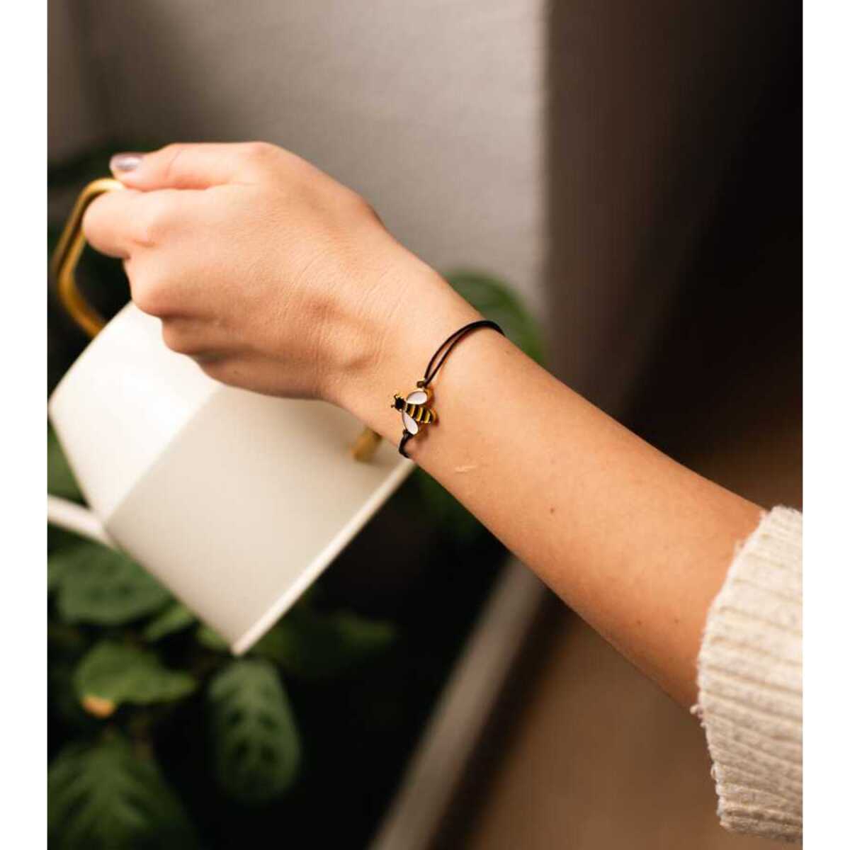 Pulsera charm "Eres la reina" abeja