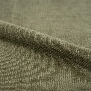 Canapé convertible 2 places en tissu texturé vert kaki - Olympe