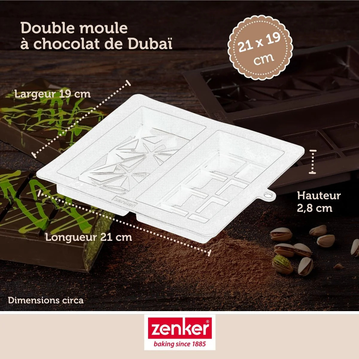Set de 5 ustensiles de pâtisserie moule à gâteaux bol spatule pâtisserie et verre doseur Spécial créative Spécial créative Zenker  Spécial créative