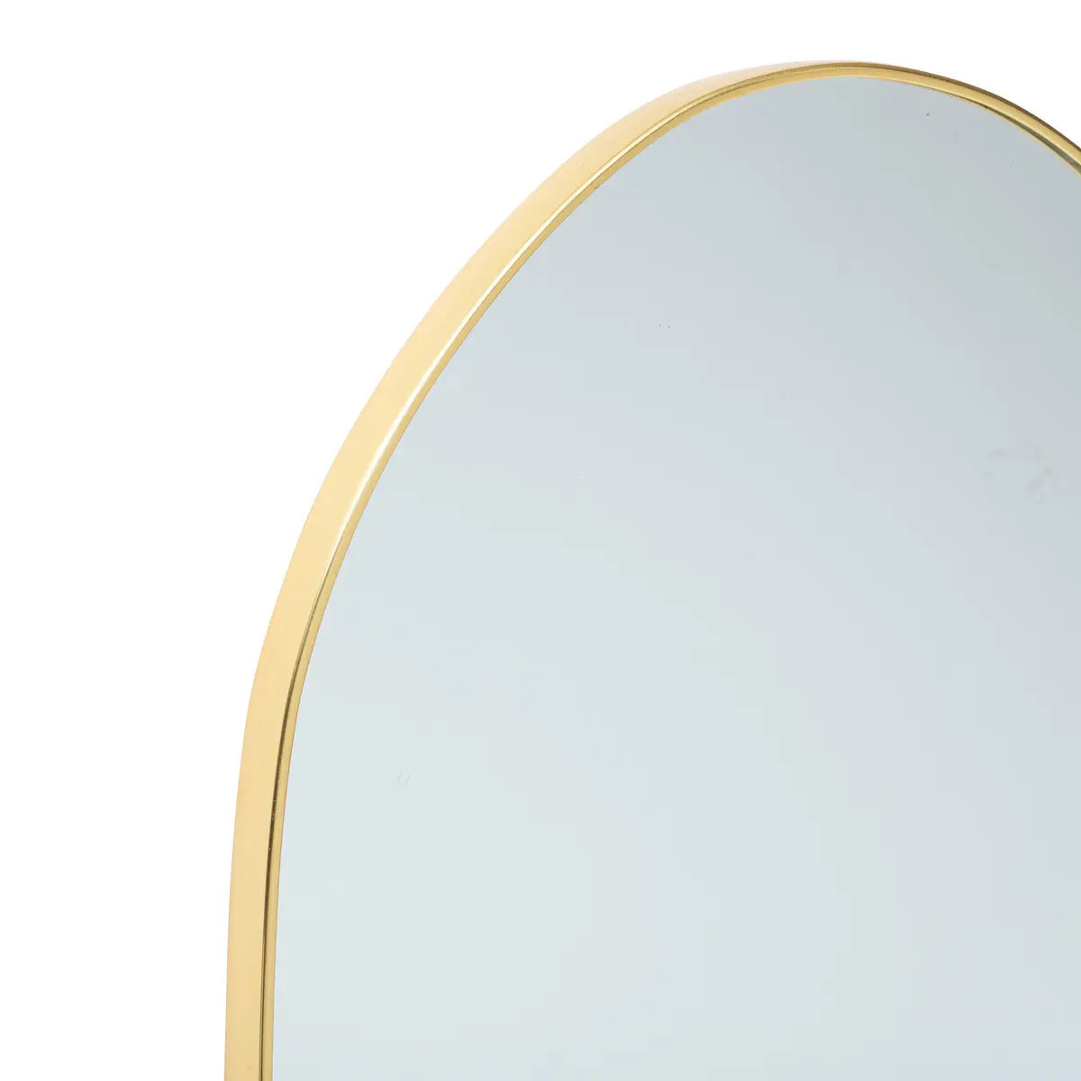 Miroir "Roman" en bois H39cm doré
