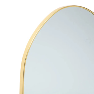 Miroir "Roman" en bois H39cm doré