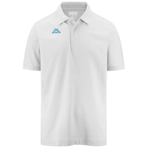 Polo Shirts Kappa Uomo LOGO LIFE MSS Bianco