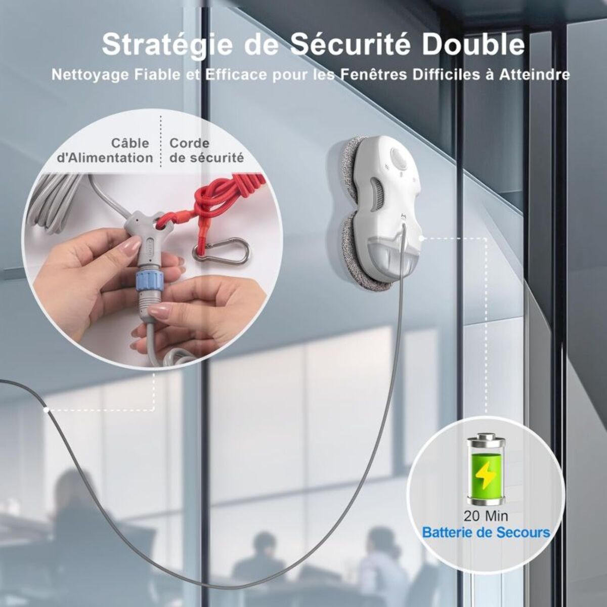 Robot Lave vitre HUTT C7