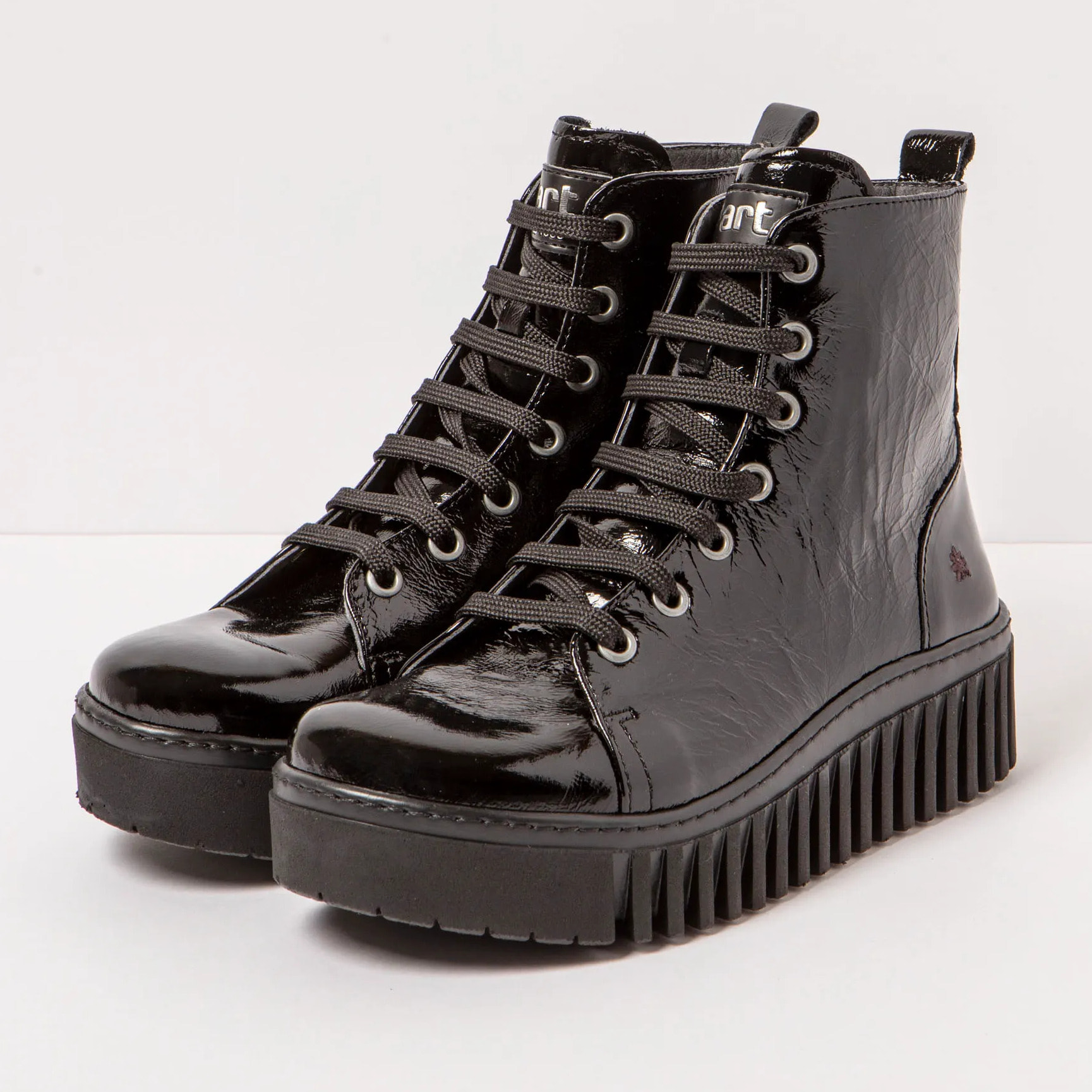 Botines 1513 PATENT FLASH BLACK/BRIGHTON color Black