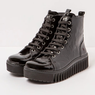 Botines 1513 PATENT FLASH BLACK/BRIGHTON color Black