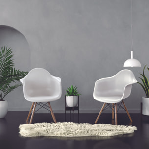 Pack 2 Sillones Estocolmo Blanco
