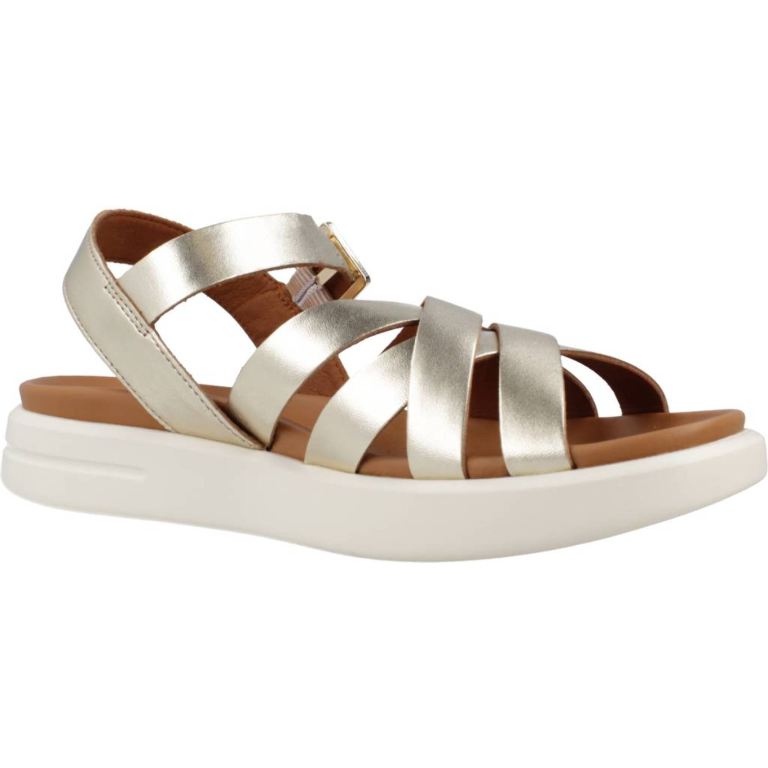 Sandalias Mujer de la marca GEOX  modelo D XAND 2S B - METAL.LEA Gold