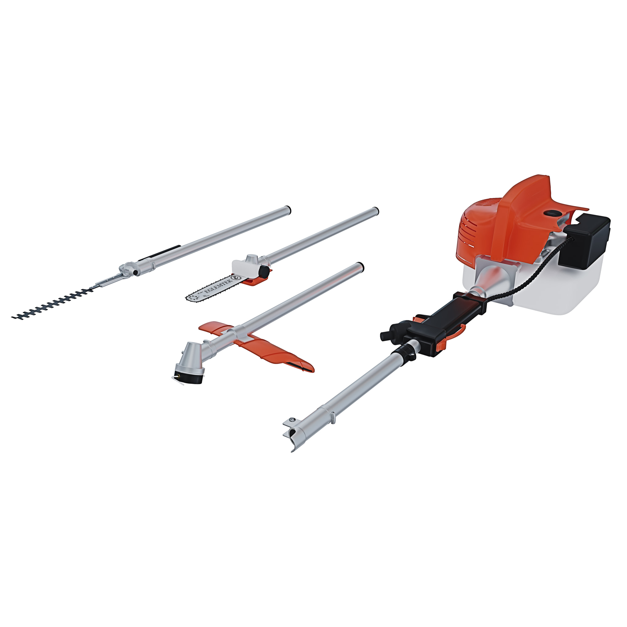 Decespugliatore A Scoppio Benzina 52 cc 4 in 1 Multifunzione Tagliasiepi Troncarami Motosega Tagliabordi Per Uso Domestico Professionale Potatura