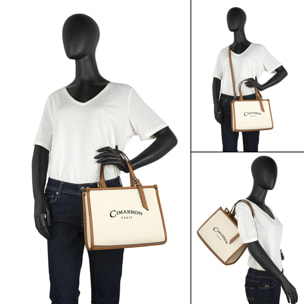 Bolso De Mano Cimarron Maddie Beige