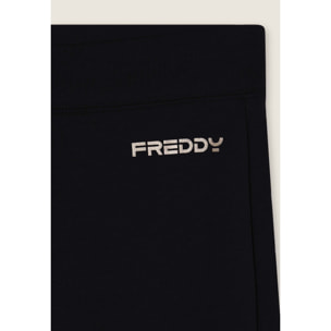 Leggings flare in felpa elasticizzata