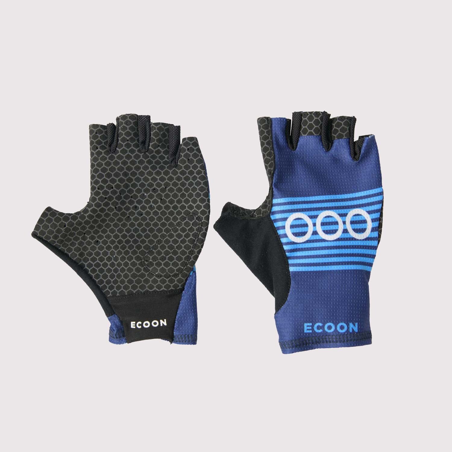 Guantes de ciclismo ECOON modelo Alpe en color Azul