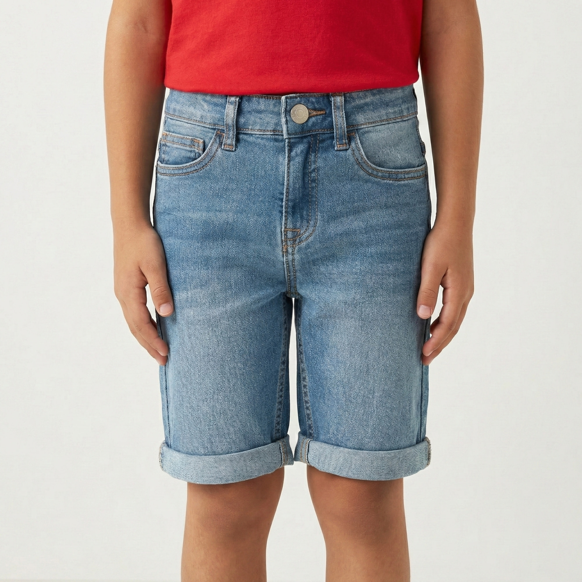 Bermuda denim 5 tasche