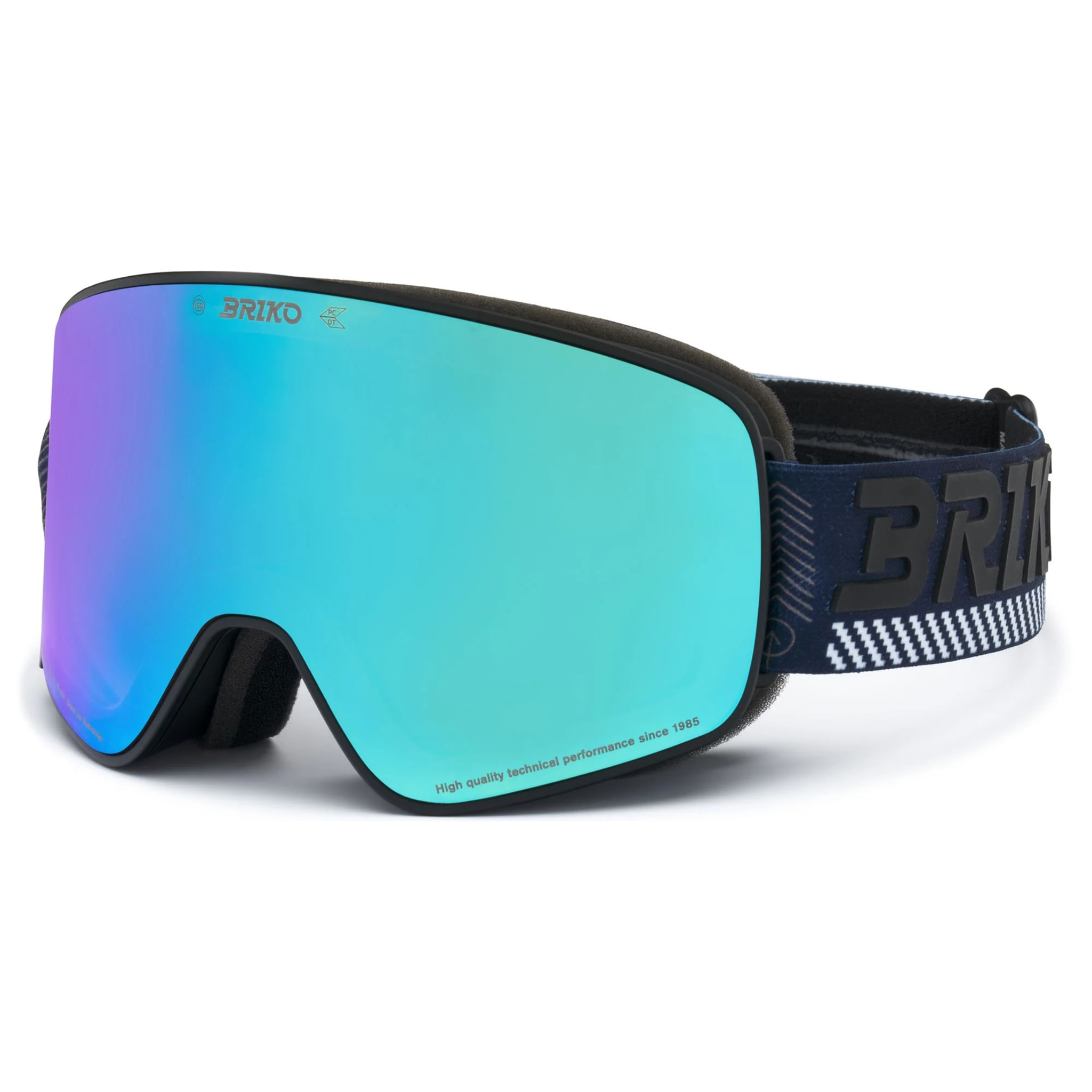 Maschere /Occhiali Protettivi Briko Uomo Donna Blu Ingrid Sharp Lite 2 Lenses