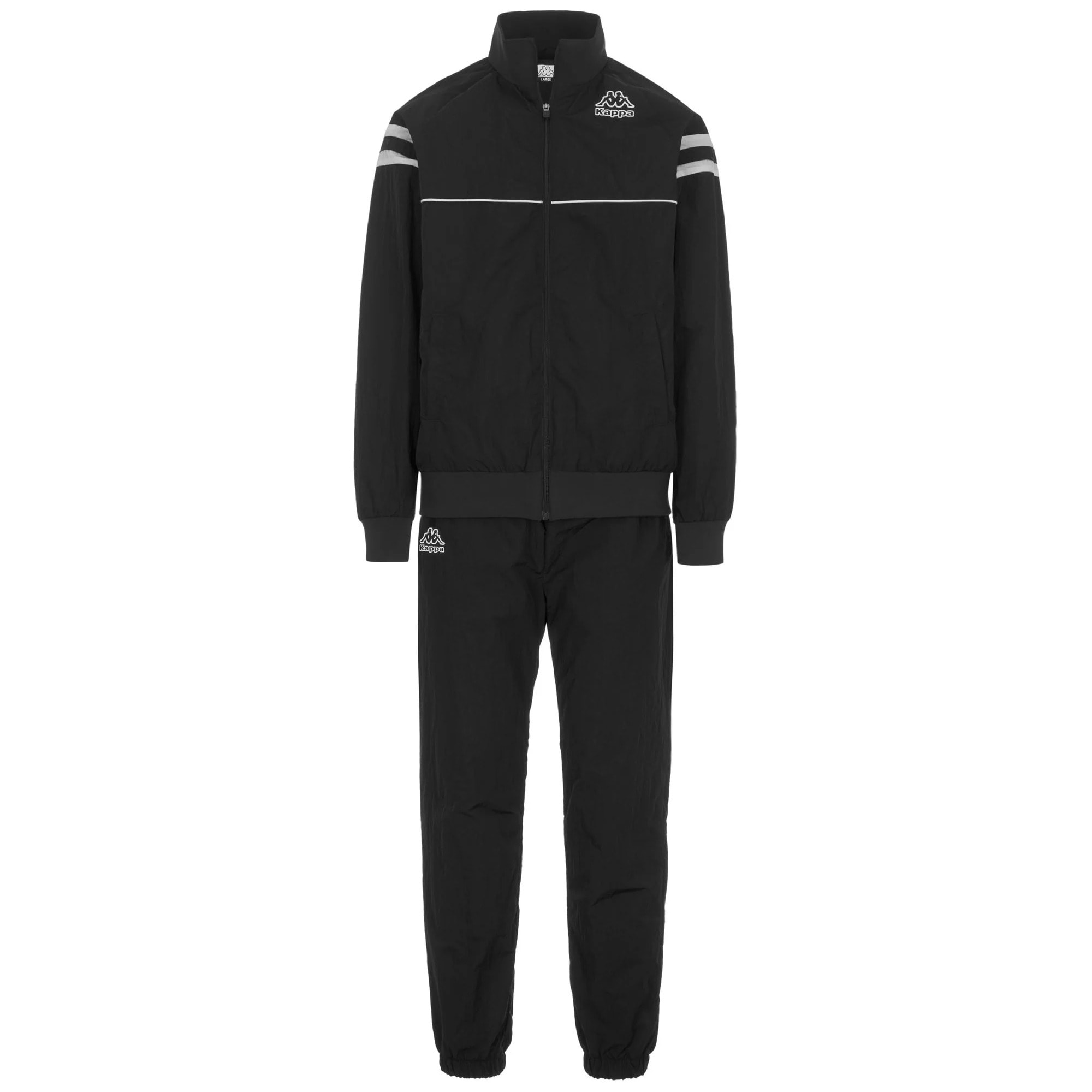 Kappa - Chandal Hombre Negro - Logo Gigronati