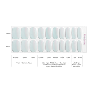 Stickers gel - 012 Minty Chrome