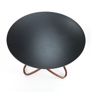 Tomasucci TABLE EN BOIS HULA HOOP ARDESIA Noir