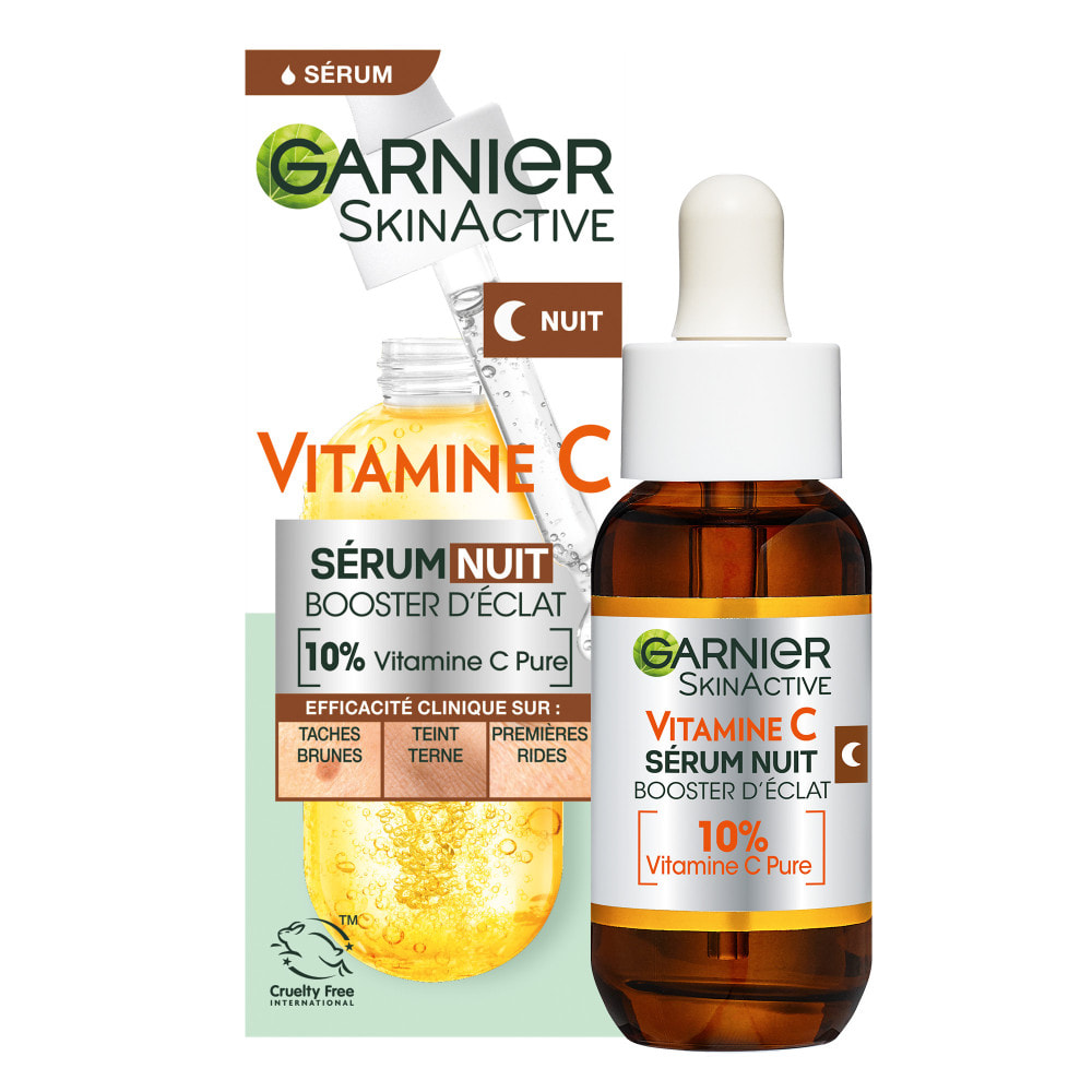 image-Garnier SkinActive Vitamine C Sérum Nuit Booster d'Éclat 30mL