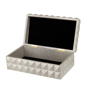 Caja Mdf / Pu 33x22x13 Cm