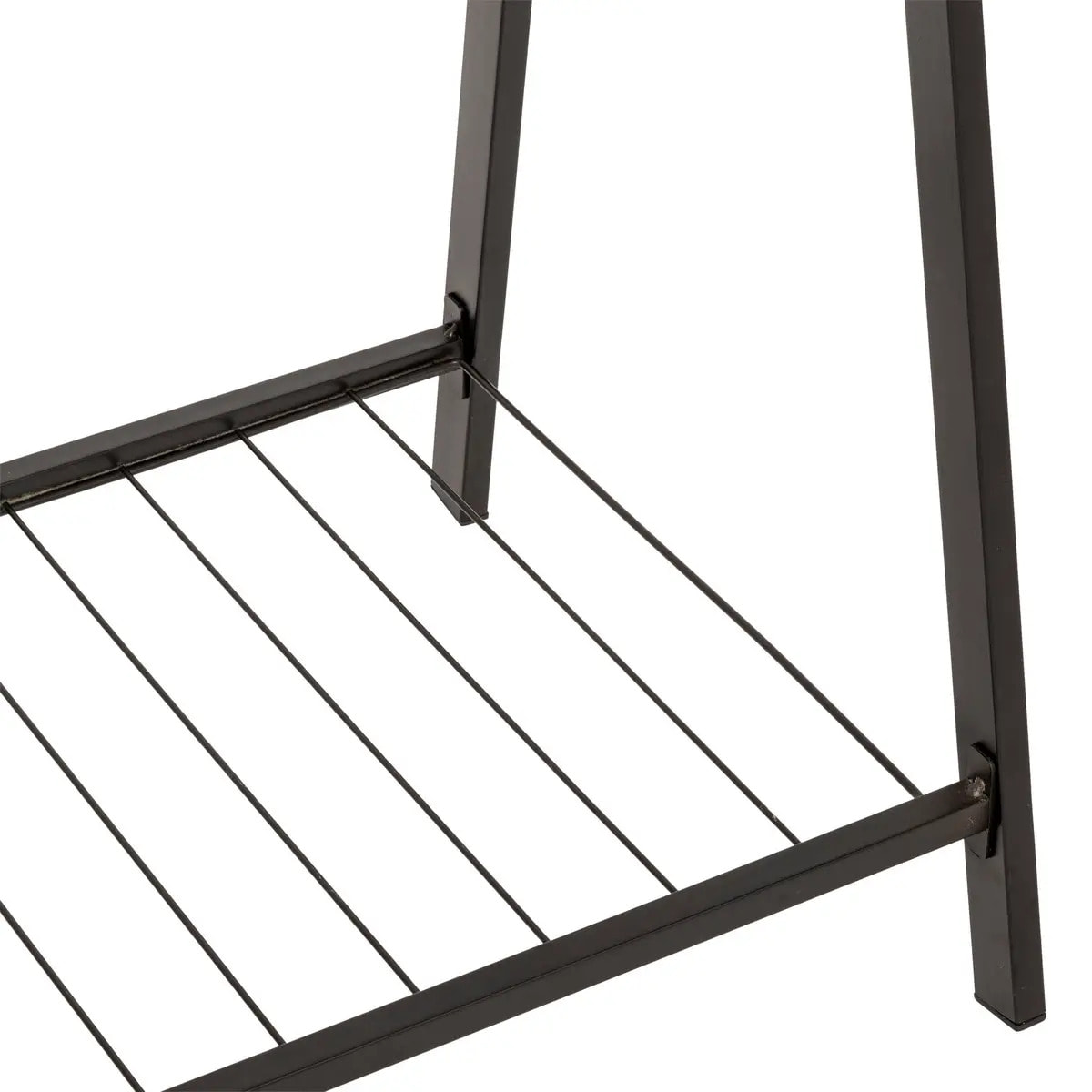 Portant à vêtements "Metty" en métal noir 98x43,5cm