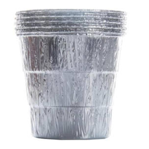 5 Seaux Aluminium De Récupération De Graisses - TRAEGER