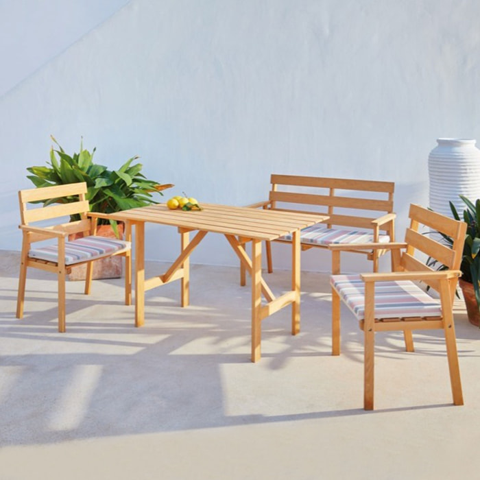 Well home - conjunto de jardín en madera