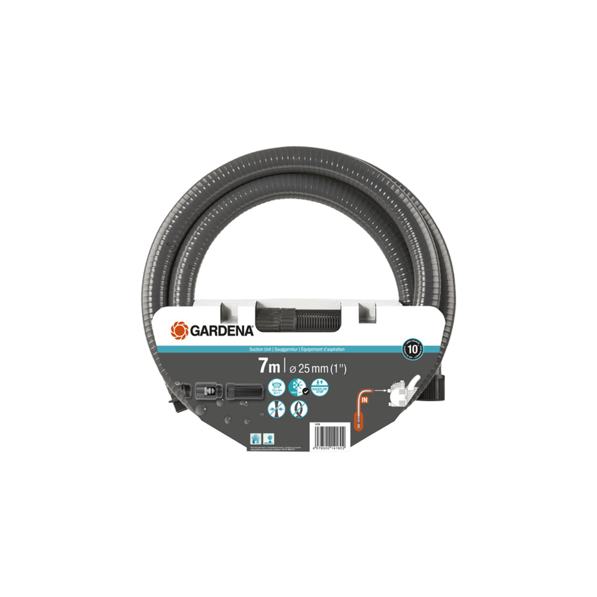 Kit pompe d'arrosage de surface 4100 Silent avec équipement d'aspiration - GARDENA - 9052-20