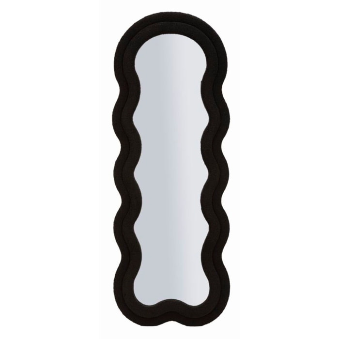 SPECCHIO DA MURO TEDDY NERO CM 60X4X160 (MISURA SPECCHIO CM 39X137)