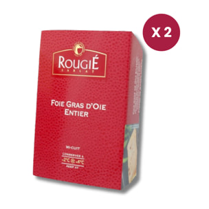 Lot - 2 Foie gras entier d'Oie - 2 x 180g