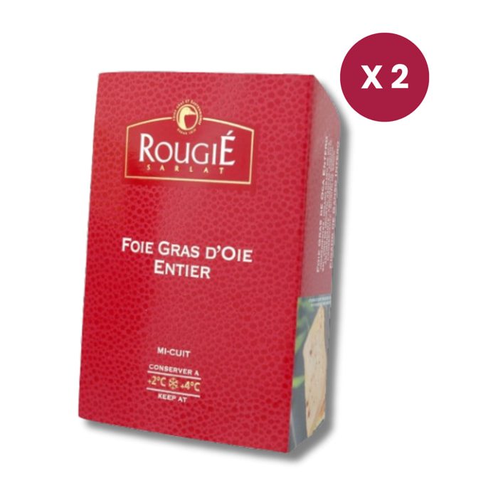 Lot - 2 Foie gras entier d'Oie - 2 x 180g