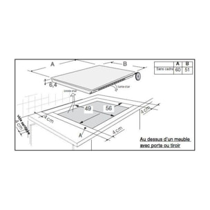 Plaque induction SAUTER SPIN4361B