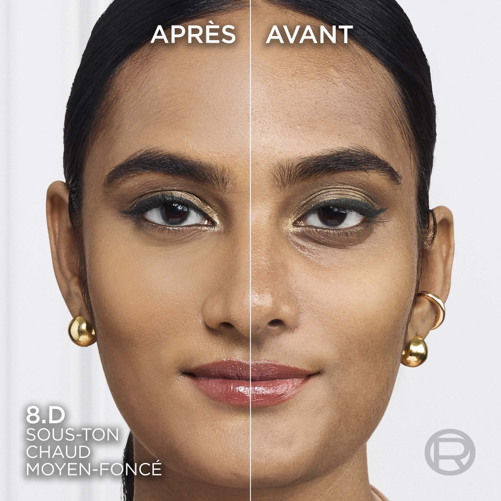 L'Oréal Paris Accord Parfait Fond de Teint Fluide 8.D Cappuccino Doré 30ml