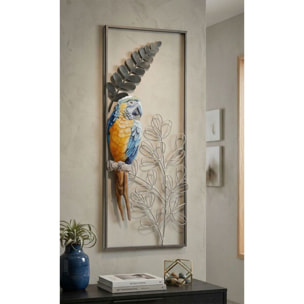 PANNELLO IN FERRO PARROT CM 28,6X2,5X74,3