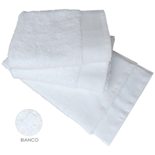 Set asciugamano ospite 3 pezzi bianco