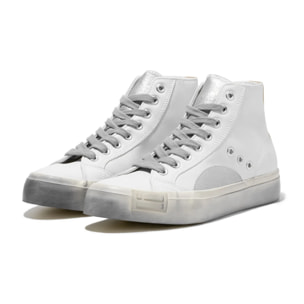 Zapatillas Altas de Mujer Half Moon High en Blanco D.Franklin