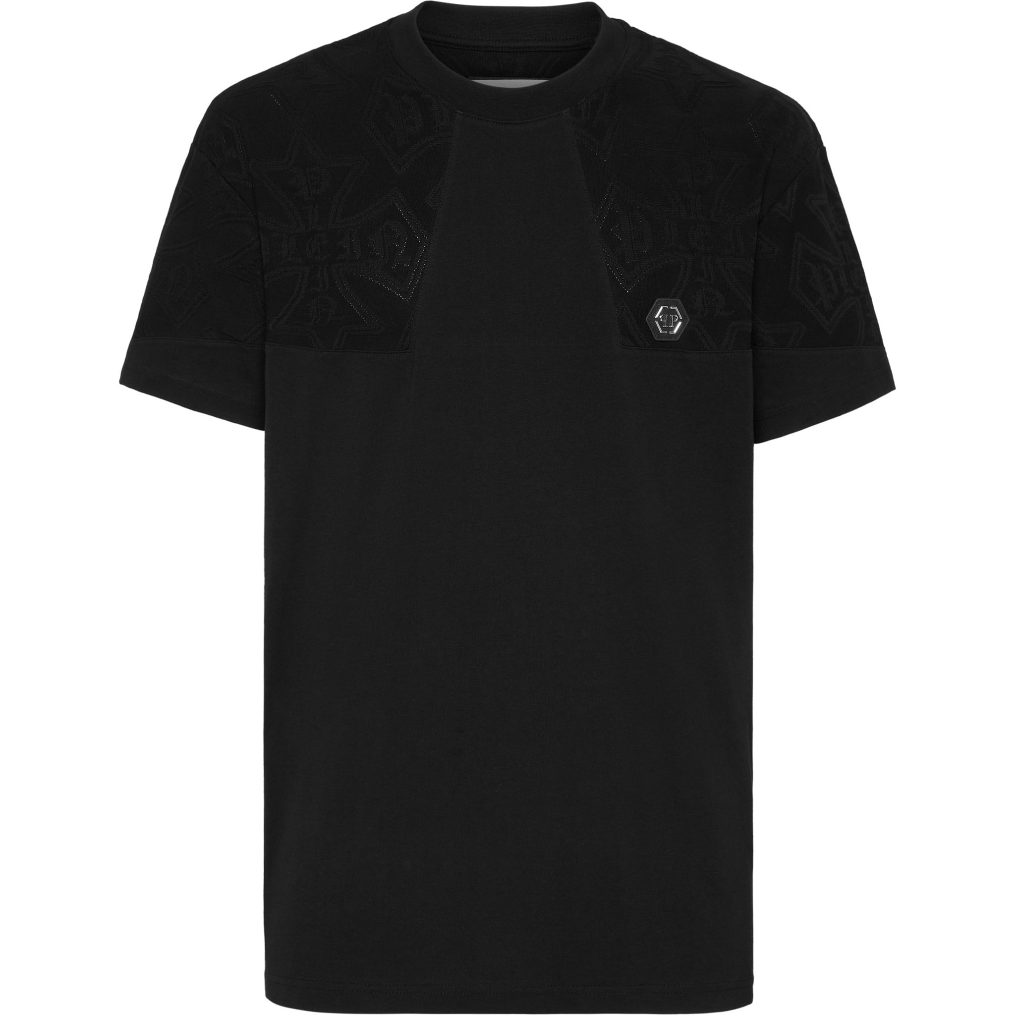 PHILIPP PLEIN T-Shirt Round Neck Ss CREST