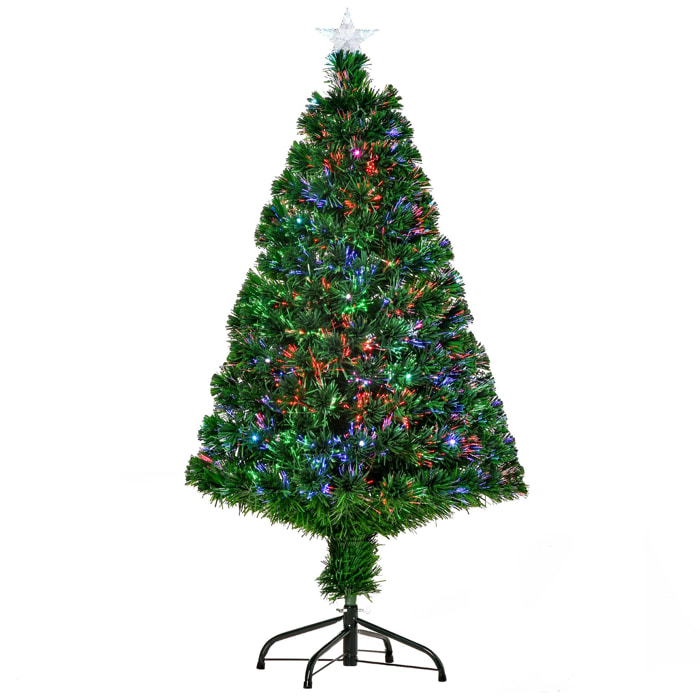 Sapin de Noël artificiel lumineux vert 120 cm