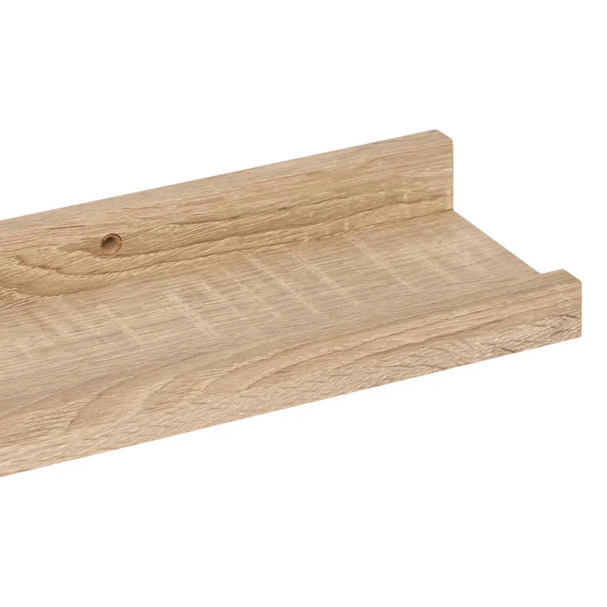 Étagère murale 58cm "Fixy" effet chêne naturel