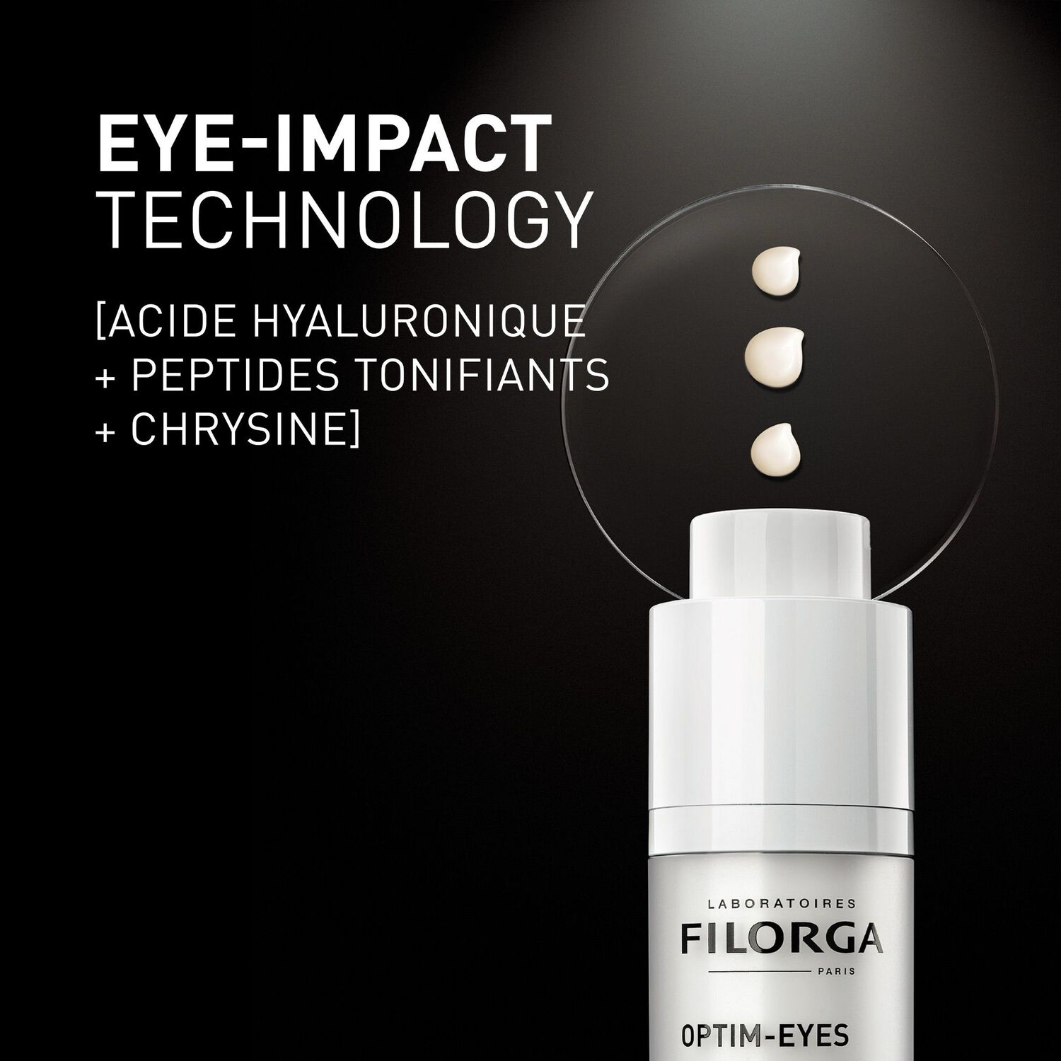 Optim-Eyes - Contour des yeux anti cernes poches et rides 15 ml