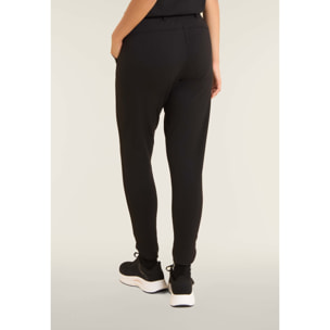 Pantaloni slim fit con spacchi laterali