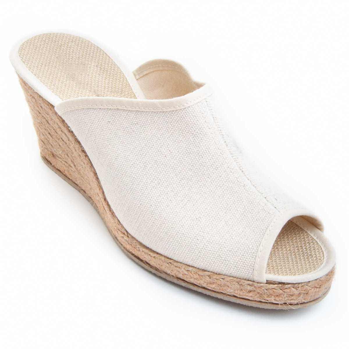 Sandalia De Cuña - Rosa - Altura: 4 Cm