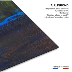 Tableau boreales bleues Tableau alu Dibond