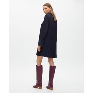 Vestito Corto Plissé