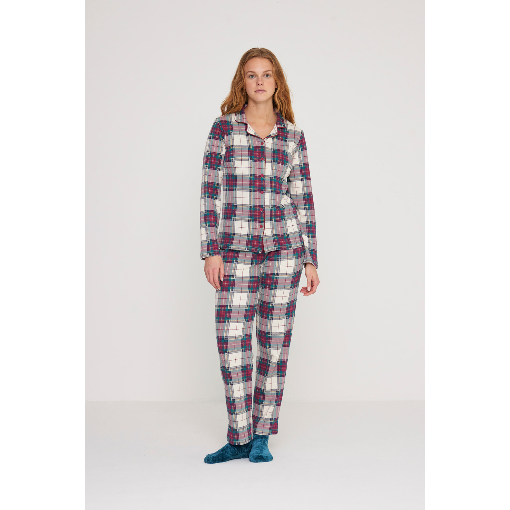 Pigiama donna trish in caldo cotone a taglio uomo Noidinotte