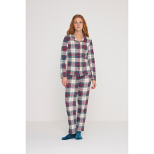 Pigiama donna trish in caldo cotone a taglio uomo Noidinotte
